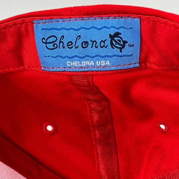 Hawaii Islands Strap Back Cap Hat Red Chelona USA Paradise Beach Adult Mens - Picture 13 of 15